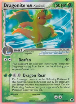 Dragoran-ex δ, Karte 91 aus EX Dragon Frontiers