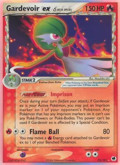 Guardevoir-ex δ, Karte 93 aus EX Dragon Frontiers