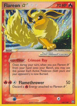 Flareon ☆, card 100 from Power Keepers