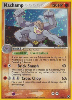 Machamp, card 11 from Power Keepers