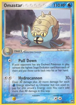 Omastar, card 20 from Power Keepers
