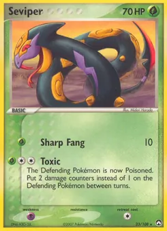 Seviper, card 23 from Power Keepers