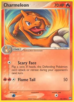 Charmeleon, card 28 from Power Keepers