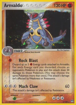 Armaldo, card 3 from Power Keepers