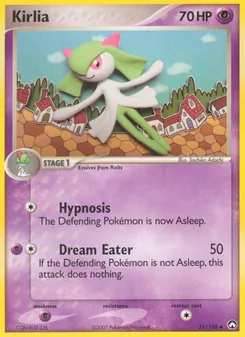 Kirlia, card 31 from Power Keepers