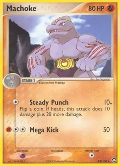 Machoke, card 33 from Power Keepers