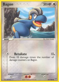 Bagon, card 43 from Power Keepers