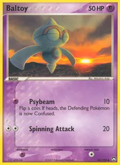 Baltoy, card 44 from Power Keepers