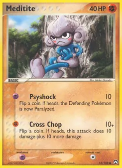 Meditite, card 55 from Power Keepers