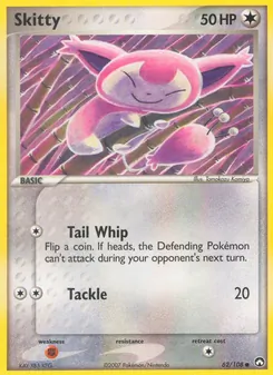 Skitty, card 62 from Power Keepers