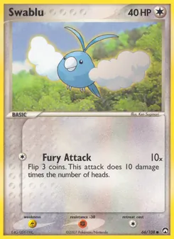 Swablu, card 66 from Power Keepers