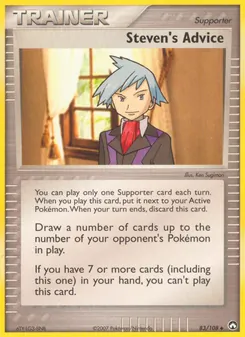Steven's Advice, card 83 from Power Keepers