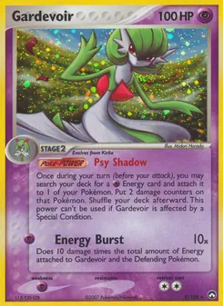 Gardevoir, card 9 from Power Keepers