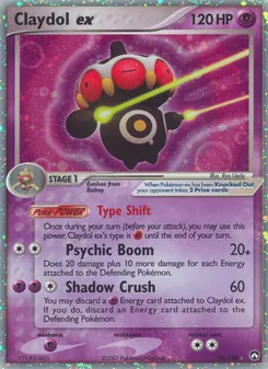 Claydol ex, card 93 from Power Keepers