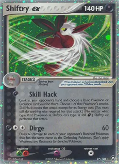 Shiftry ex, card 97 from Power Keepers