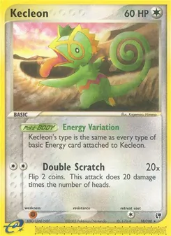 Kecleon, Karte 18 aus EX Sandsturm
