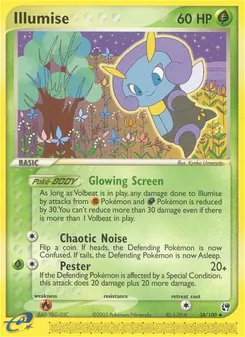 Illumise, Karte 38 aus EX Sandsturm