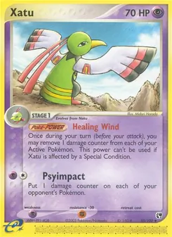 Xatu, Karte 55 aus EX Sandsturm