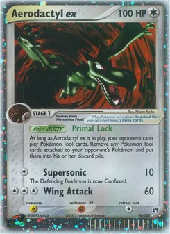 Aerodactyl-ex, Karte 94 aus EX Sandsturm