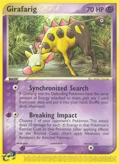 Girafarig, Karte 16 aus EX Drache