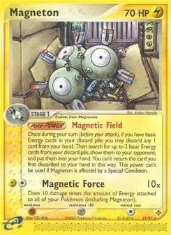 Magneton, Karte 17 aus EX Drache
