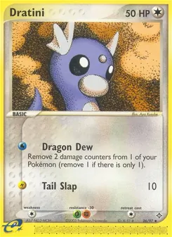 Dratini, Karte 26 aus EX Drache