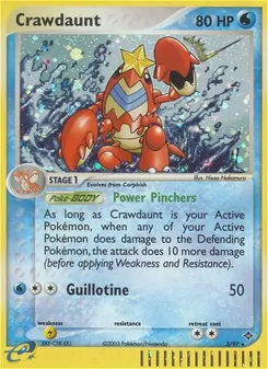 Krebutack, Karte 3 aus EX Drache