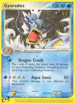 Garados, Karte 32 aus EX Drache