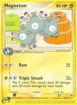 Magneton, Karte 35 aus EX Drache