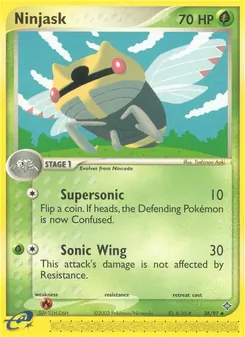 Ninjask, Karte 38 aus EX Drache