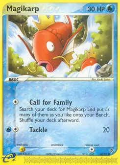 Karpador, Karte 60 aus EX Drache