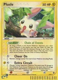 Plusle, Karte 8 aus EX Drache