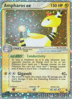 Ampharos-ex, Karte 89 aus EX Drache