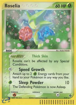 Roselia, Karte 9 aus EX Drache