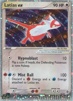 Latias-ex, Karte 93 aus EX Drache