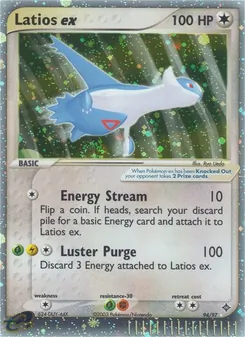 Latios-ex, Karte 94 aus EX Drache