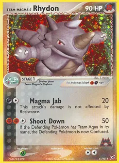 Team Magmas Rizeros, Karte 11 aus EX Team Magma vs Team Aqua