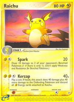 Raichu, Karte 13 aus EX Team Magma vs Team Aqua