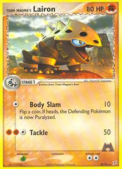 Team Magmas Stollrak, Karte 20 aus EX Team Magma vs Team Aqua