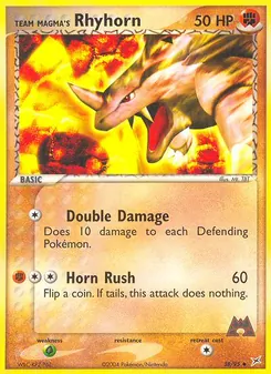 Team Magmas Rihorn, Karte 38 aus EX Team Magma vs Team Aqua