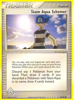 Team Aqua Intrigant, Karte 69 aus EX Team Magma vs Team Aqua