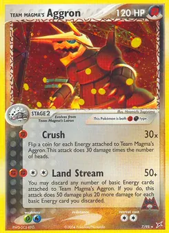 Team Magmas Stolloss, Karte 7 aus EX Team Magma vs Team Aqua