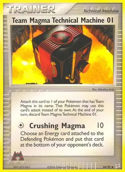 Team Magma Technische Maschine, Karte 84 aus EX Team Magma vs Team Aqua