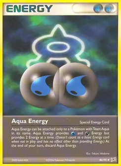 Aqua-Energie, Karte 86 aus EX Team Magma vs Team Aqua