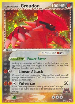 Team Magmas Groudon, Karte 9 aus EX Team Magma vs Team Aqua