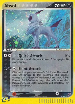 Absol, Karte 96 aus EX Team Magma vs Team Aqua