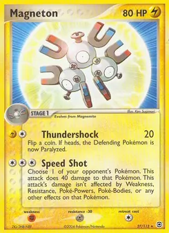 Magneton, Karte 27 aus EX Feuerrot & Blattgrün