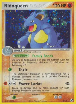 Nidoqueen, Karte 9 aus EX Feuerrot & Blattgrün