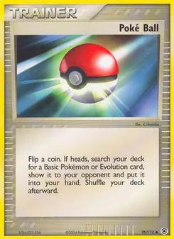 Pokéball, Karte 95 aus EX Feuerrot & Blattgrün