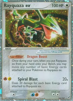Rayquaza-ex, Karte 102 aus EX Deoxys